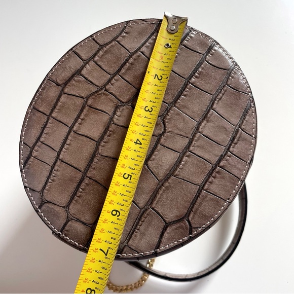 Pratesi Secchiello Lady bag K335 in genuine Italian leather Crocodile Embossed - Picture 10 of 10